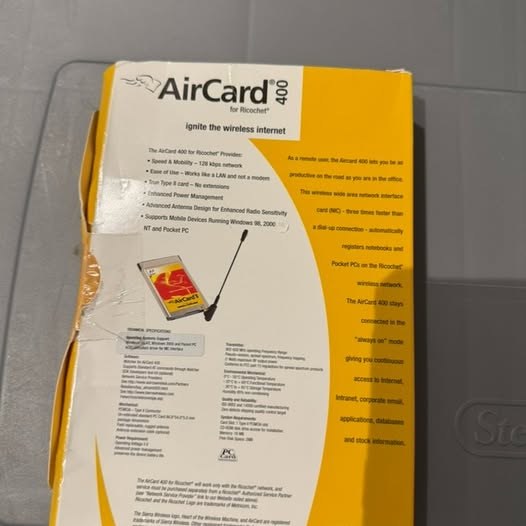 Vintage Metricom Ricochet Wireless AirCard - Early Mobile Internet History (Rare)