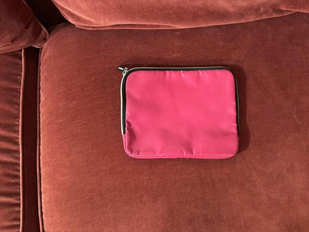 Vibrant Pink Multi-Purpose Zippered Sleeve Pouch