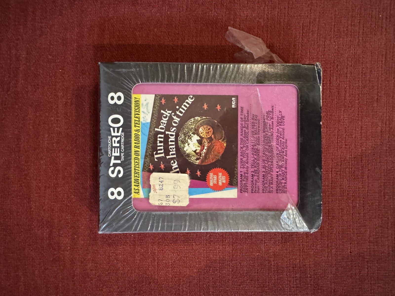 🎵 TURN BACK THE HANDS OF TIME – Various Artists (1973) - Vintage 8-Track Tape 