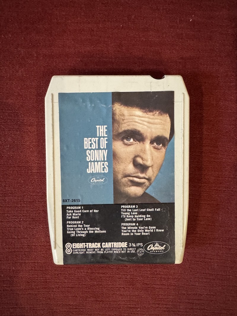 🎵 THE BEST OF SONNY JAMES (Capitol Records) - Vintage 8-Track Tape 