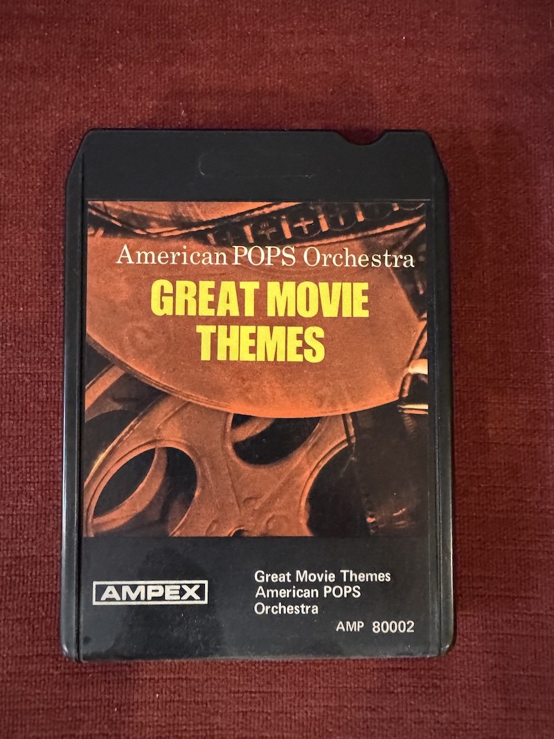 🎵 AMERICAN POPS ORCHESTRA – Great Movie Themes (Ampex) - Vintage 8-Track Tape 