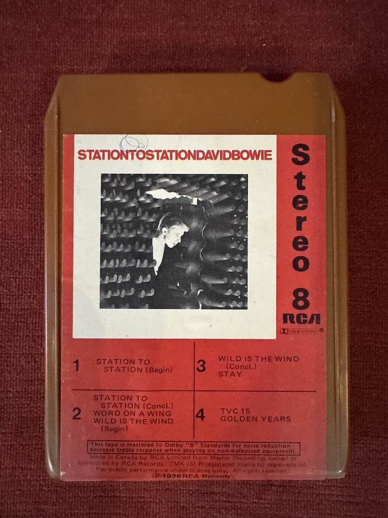 🎵 DAVID BOWIE – Station to Station (1976) - Vintage 8-Track Tape 
